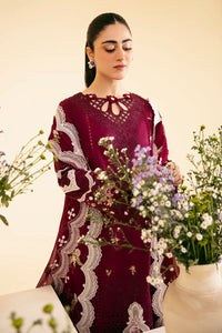 Qalamkar by Qlinekari Chikankari Lawn Suit Unstitched 3 Piece QLM24 SQQ-11 ZENAL- Summer Collection