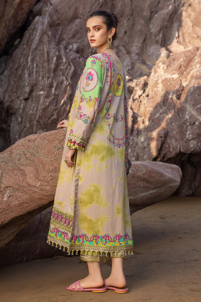 Charizma  by Sunshine Embroidered Lawn Suit Unstitched 3 Piece|SN4-08-Summer Collection