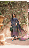 Maria B by M.Prints Embroidered Lawn Suit Unstitched 3 Piece MPT-2206-B - Summer Collection
