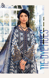 Maria B by M.Prints Embroidered Lawn Suit Unstitched 3 Piece MPT-2208-B- Summer Collection
