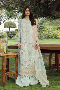 Qalamkar Chikankari Lawn Suit Unstitched 3 Piece PS-01 ALIZAY - Festive Collection