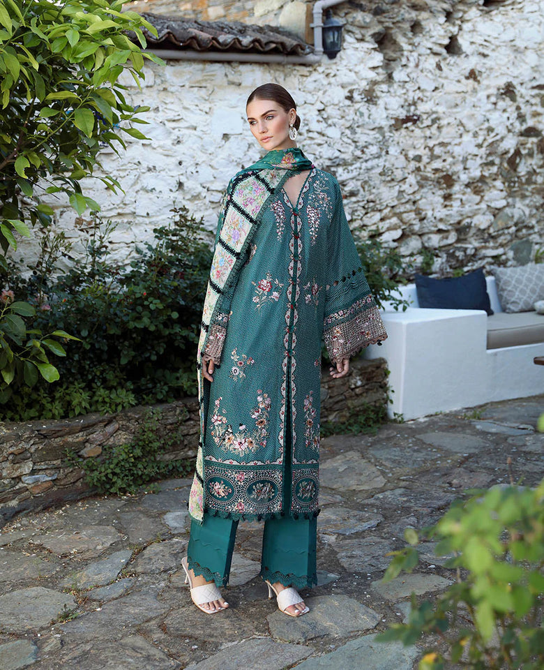 Republic WomensWear BY Aylin Embroidered Lawn Suits Unstitched 3 Piece RW24A Fleur (D2-B) - Summer Collection
