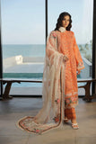 Maryam Hussain Embroidered Lawn Suit Unstitched 3 Piece MHL24 D-09- Luxury Collection