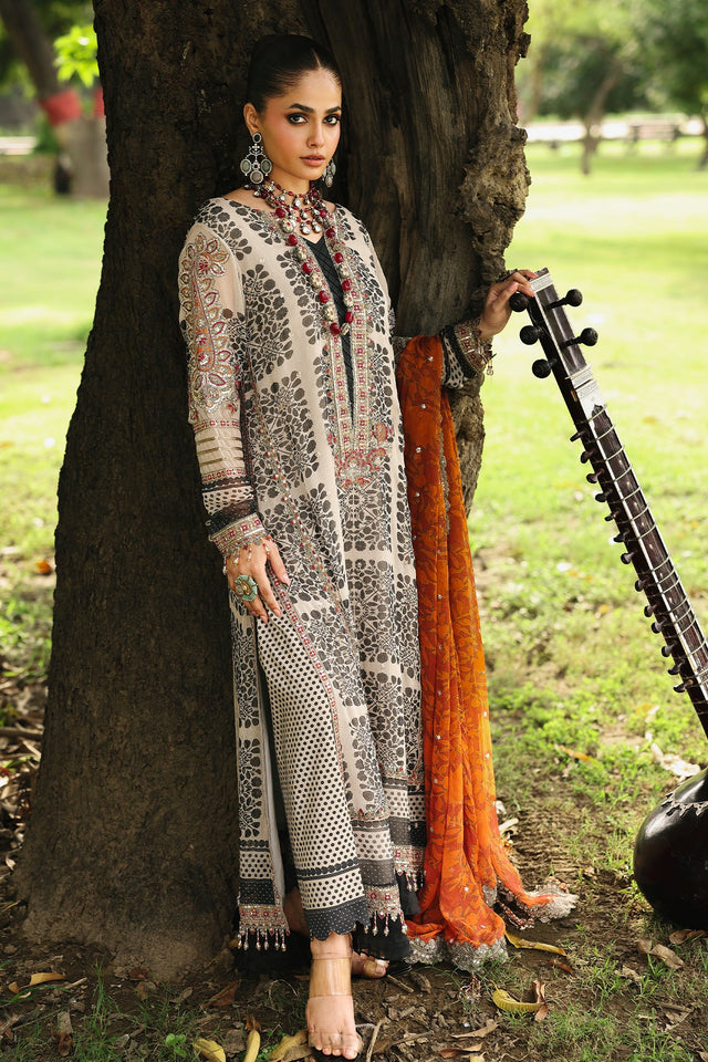 3-PC UNSTITCHED CHIFFON COLLECTION VSL25-30