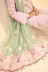 Qalamkar by Qlinekari Chikankari Lawn Suit Unstitched 3 Piece QLM24 SQQ-02 ASEMA- Summer Collection