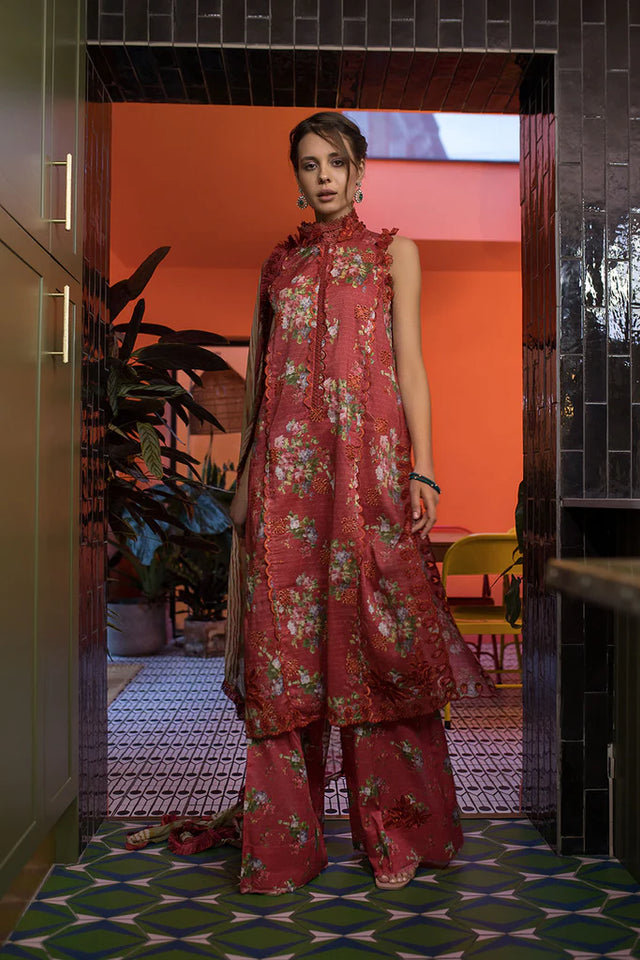 Sobia Nazir Summer Vital Embroidered Lawn Suits Unstitched 3 Piece SV24-5B-Summer Collection