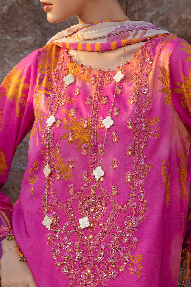 Charizma  by Sunshine Embroidered Lawn Suit Unstitched 3 Piece|SN4-02-Summer Collection