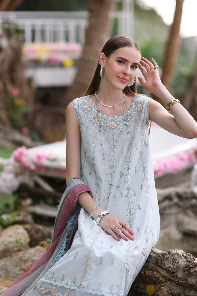 Noor by Saadia Asad Embroidered Lawn Suits Unstitched 3 Piece D3-A- Summer Collection