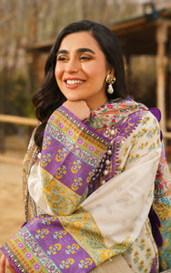 Asifa Nabeel by Meraki Embroidered Lawn Suits Unstitched 3 Piece  ALYSSA-U141M0-17 | Spring Summer Collection