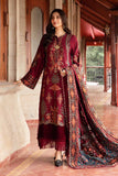 Maria.B 3 Piece Unstitched Embroidered Twill Linen Suit | DL-1210