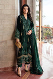 Maria.B 3 Piece Unstitched Embroidered Velvet Suit | DL-1212