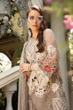 Maria B Embroidered Lawn Suit Unstitched 3 Piece MB24 D-01 - Luxury Collection