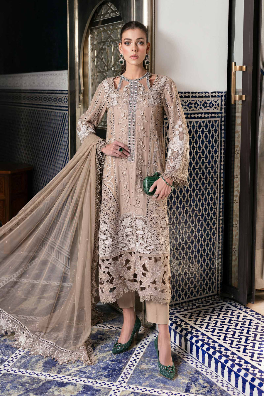 Maria.B luxury lawn D-2502-A