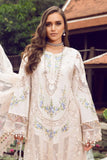 Maria B Embroidered Lawn Suit Unstitched 3 Piece MB24 D-04 - Luxury Collection