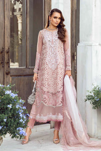 Maria B Embroidered Lawn Suit Unstitched 3 Piece MB24 D-06 - Luxury Collection