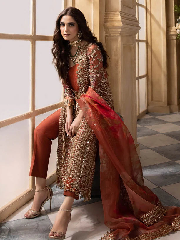 Charizma Dastaan-e-Jashan Luxury Chiffon 24 Unstitched 3Pc Suit DJW4-04
