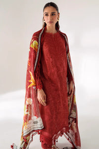 Qalamkar by Qprints Embroidered Lawn Suit Unstitched 3 Piece QAR-09 RENEE - Summer Collection