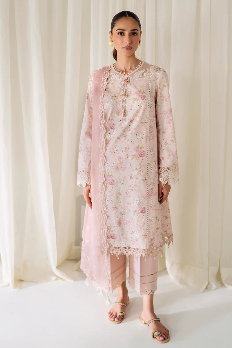 Qalamkar by Qprints Embroidered Lawn Suit Unstitched 3 Piece QAR-10 HELENE - Summer Collection