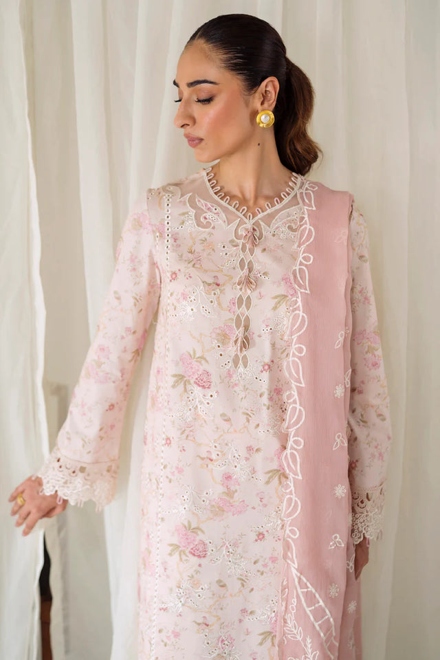 Qalamkar by Qprints Embroidered Lawn Suit Unstitched 3 Piece QAR-10 HELENE - Summer Collection
