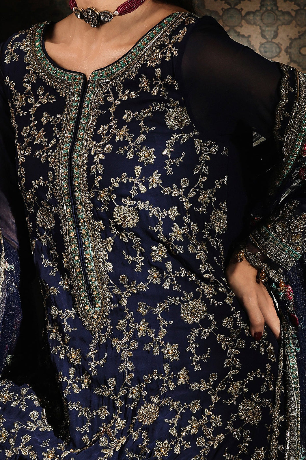 4-PC CHARIZMA UNSTITCHED LUXURY COLLECTION DJW5-01