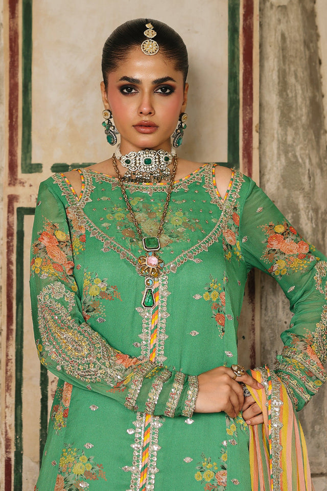 3-PC UNSTITCHED CHIFFON COLLECTION VSL25-28
