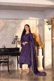 Noor by Saadia Asad Embroidered Linen Unstitched 3Pc Suit D-02A