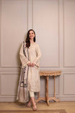 Noor by Saadia Asad Embroidered Linen Unstitched 3Pc Suit D-07A