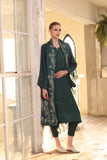 Noor by Saadia Asad Embroidered Linen Unstitched 3Pc Suit D-09A