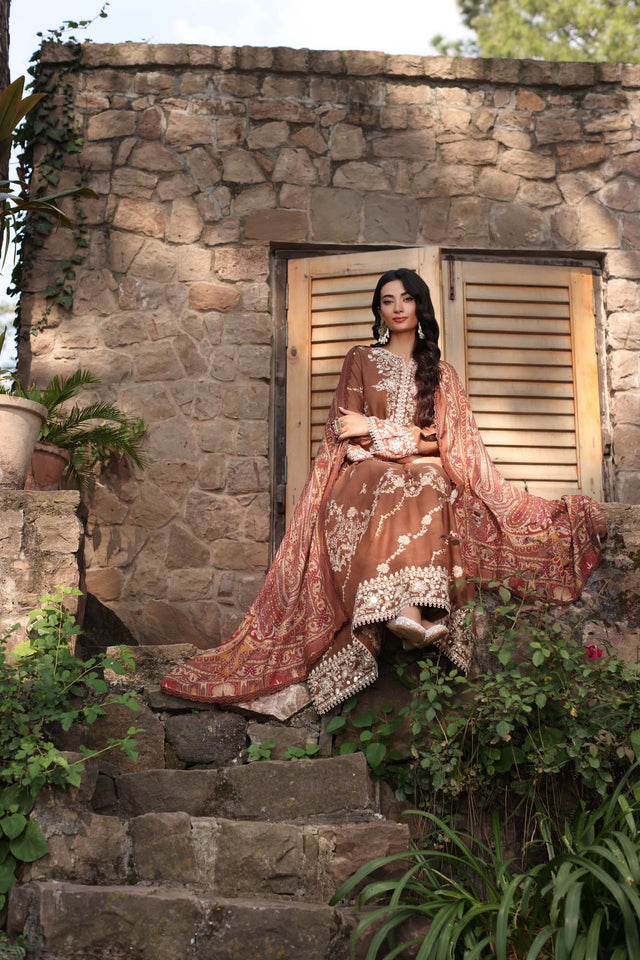 Noor Winter Shawl Suzaankari - D9