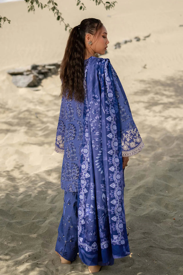 Mbasics 3 Pc Unstitched Printed Khaddar Suit | 508-A