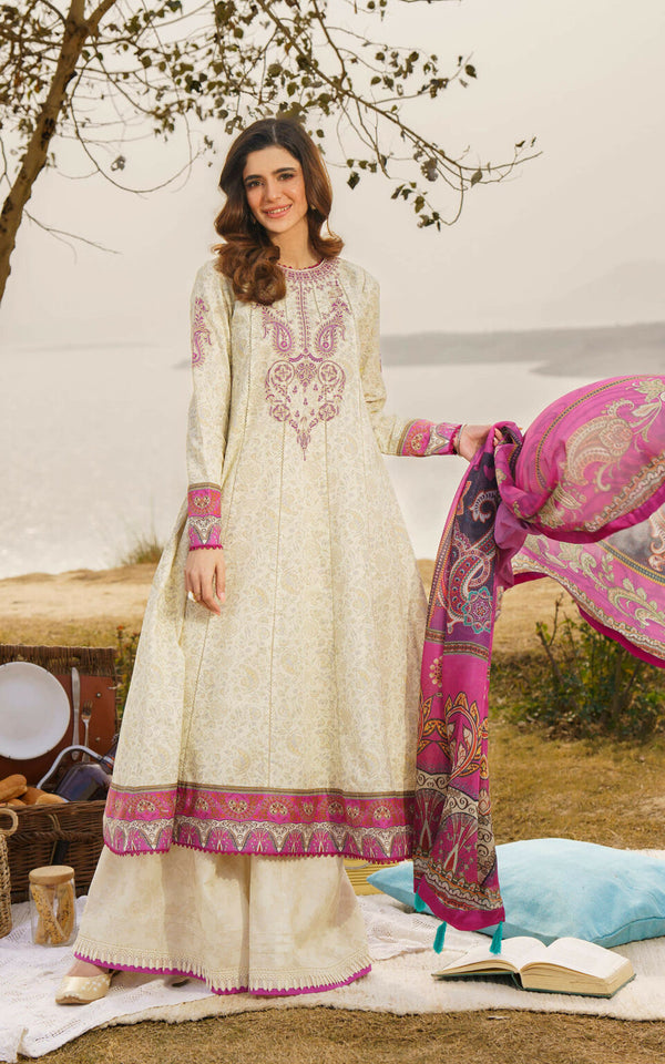 Asifa Nabeel by Meraki Embroidered Lawn Suits Unstitched 3 Piece  IRSA-U141M0-16 | Spring Summer Collection