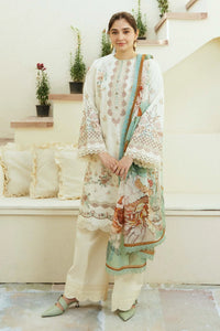 Coco By Zara Shahjahan Embroidered Lawn Suit Unstitched 3 Piece CZS24 D-10  - Festive Collection