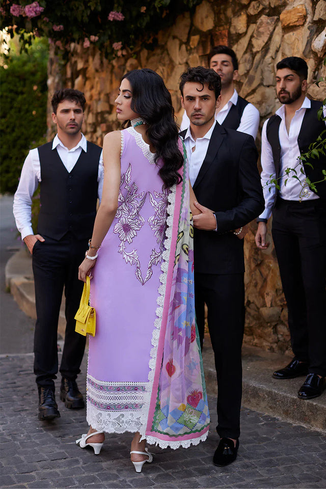 Mushq by Te Amo Embroidered Lawn Suits Unstitched 3 Piece | MSL-24-16 Amalfi Alure-Luxury Summer Collection