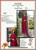 Noor by Saadia Asad Embroidered Lawn Suits Unstitched 3 Piece NSA24ELP D11-Luxury Collection