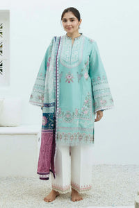 Coco By Zara Shahjahan Embroidered Lawn Suit Unstitched 3 Piece CZS24 D-05  - Festive Collection