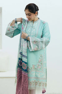 Coco By Zara Shahjahan Embroidered Lawn Suit Unstitched 3 Piece CZS24 SHAAM-D5 - Festive Collection