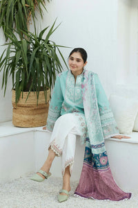 Coco By Zara Shahjahan Embroidered Lawn Suit Unstitched 3 Piece CZS24 SHAAM-D5 - Festive Collection