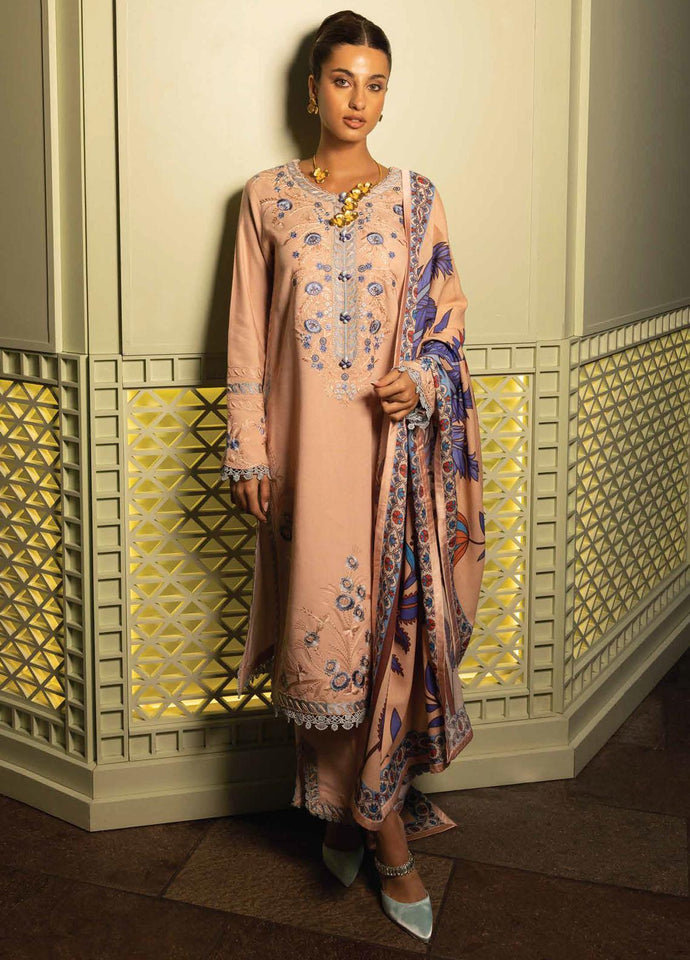 Mushq Broadway Showtime Embroidered Linen Suits Unstitched 3 Piece MNW-01 Piccadilly - Winter Collection