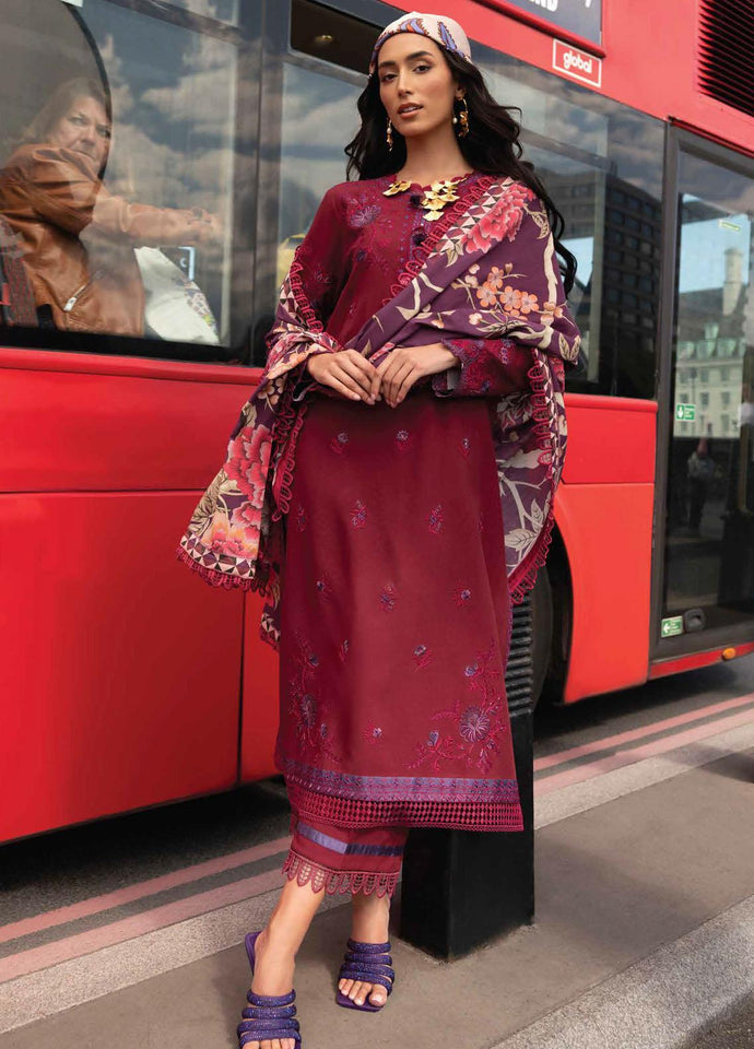 Mushq Broadway Showtime Embroidered Linen Suits Unstitched 3 Piece MNW-07 Piccadilly - Winter Collection