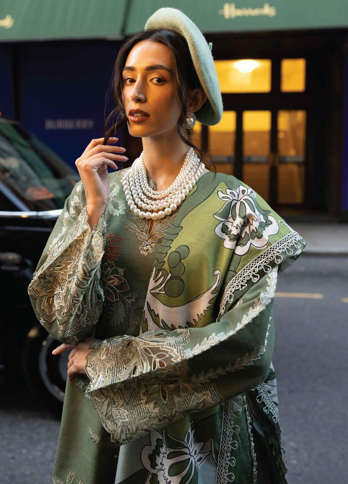 Mushq Broadway Showtime Embroidered Linen Suits Unstitched 3 Piece MNW-08 Piccadilly - Winter Collection