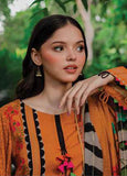Charizma C Print Printed Linen Suits with Printed Wool Shawl  Unstitched 3 Piece  CPW-01