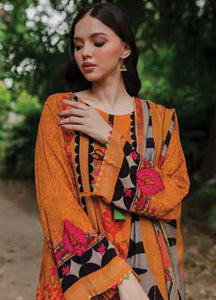 Charizma C Print Printed Linen Suits with Printed Wool Shawl  Unstitched 3 Piece  CPW-01