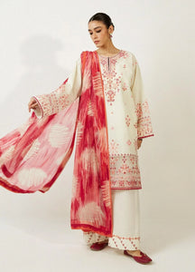 Coco by Zara Shahjahan Embroidered Lawn Suits Unstitched 3 Piece ZCE23-7A