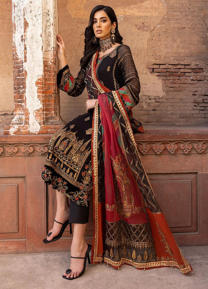 Charizma Dastan-e-Jashan 3-Pc Unstitched Luxury Chiffon Collection DJW-04