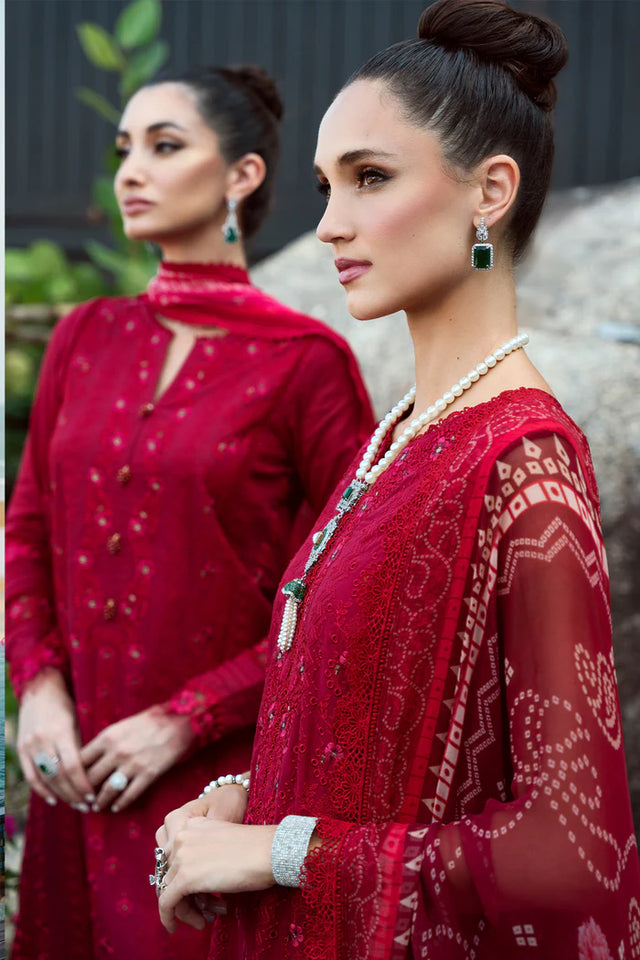 Saira Rizwan Embroidered Lawn Suits Unstitched Lawn  SRLL2-24-02 - Summer Collection