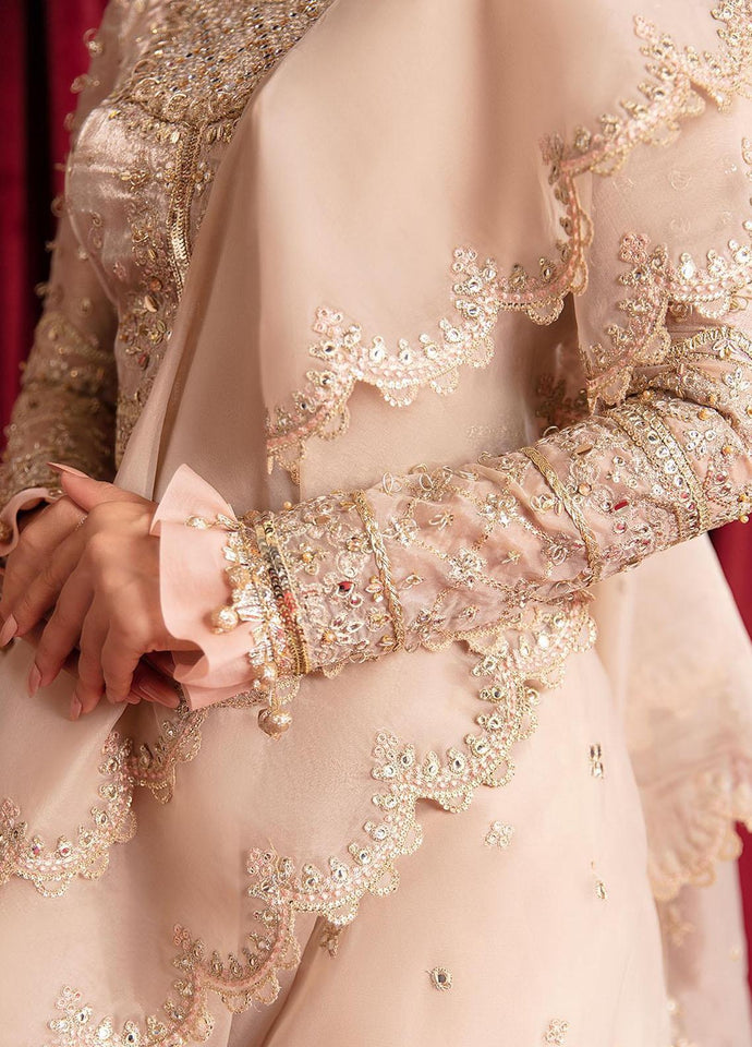 Qalamkar Heer Ranjha Embroidered Raw Silk Suits Unstitched 3 Piece HR-08 REENA Luxury Formal Wedding Collection