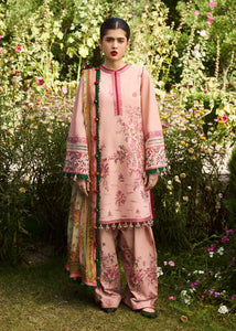 Hussain Rehar Embroidered Lawn Suit Unstitched 3 Piece HRR24SSL Pune- Summer Collection