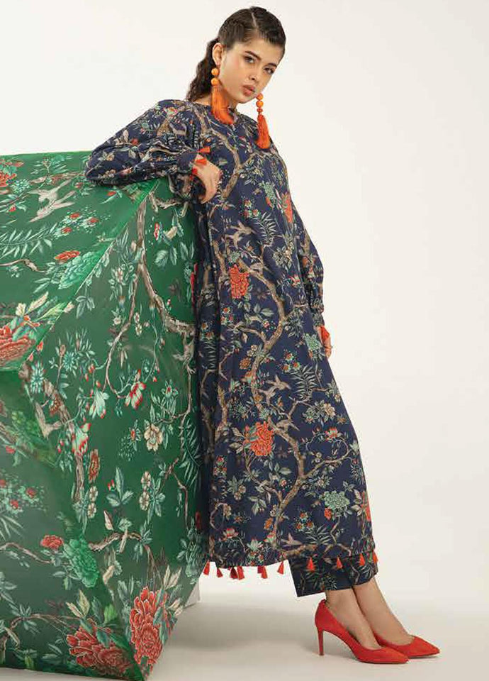 Maria B M Basics Embroidered Khaddar Suits Unstitched 2 PC MB-US23-202 A-- Winter Collection