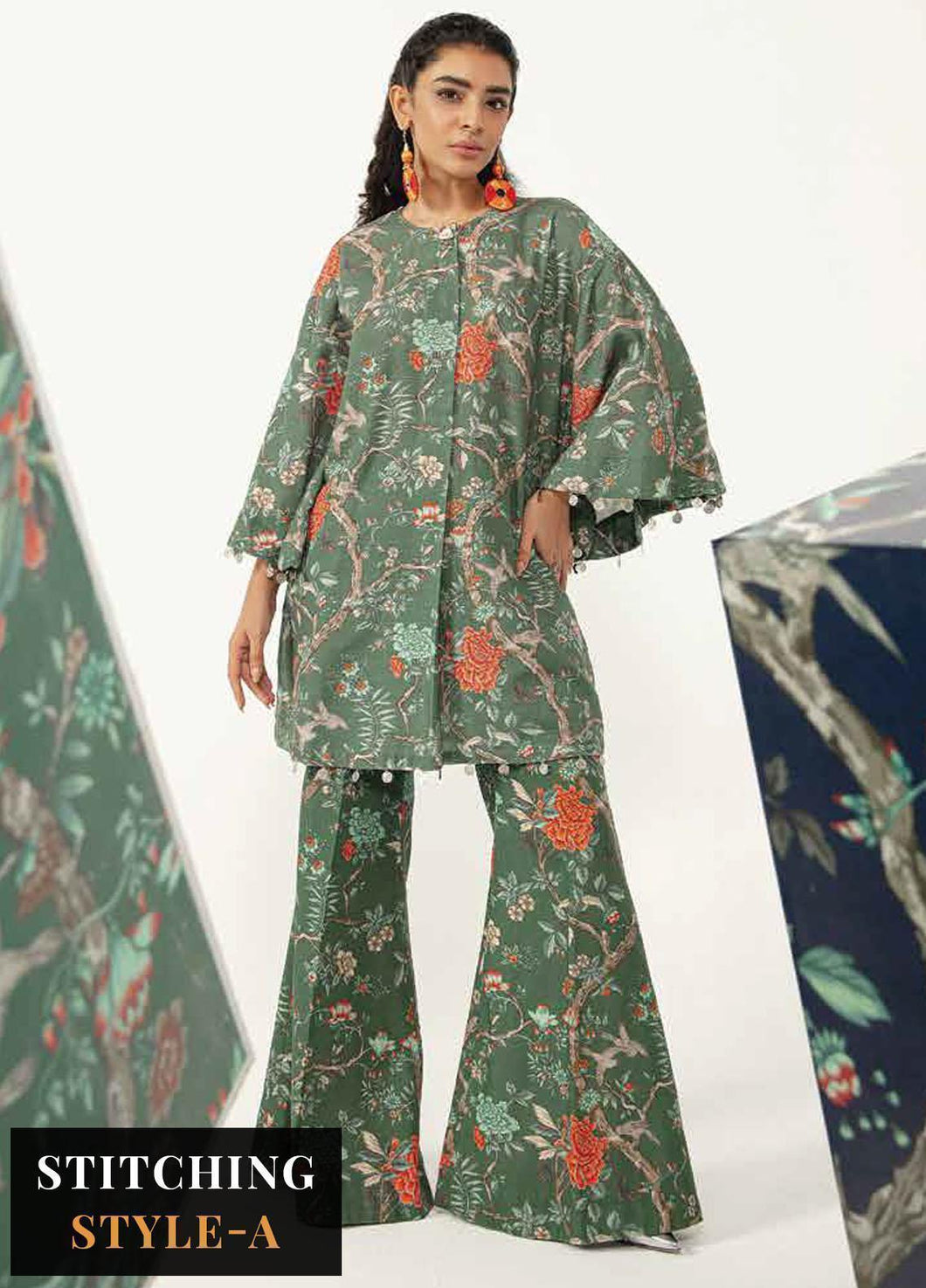 Maria B M Basics Embroidered Khaddar Suits Unstitched 2 PC MB-US23-202-B- Winter Collection