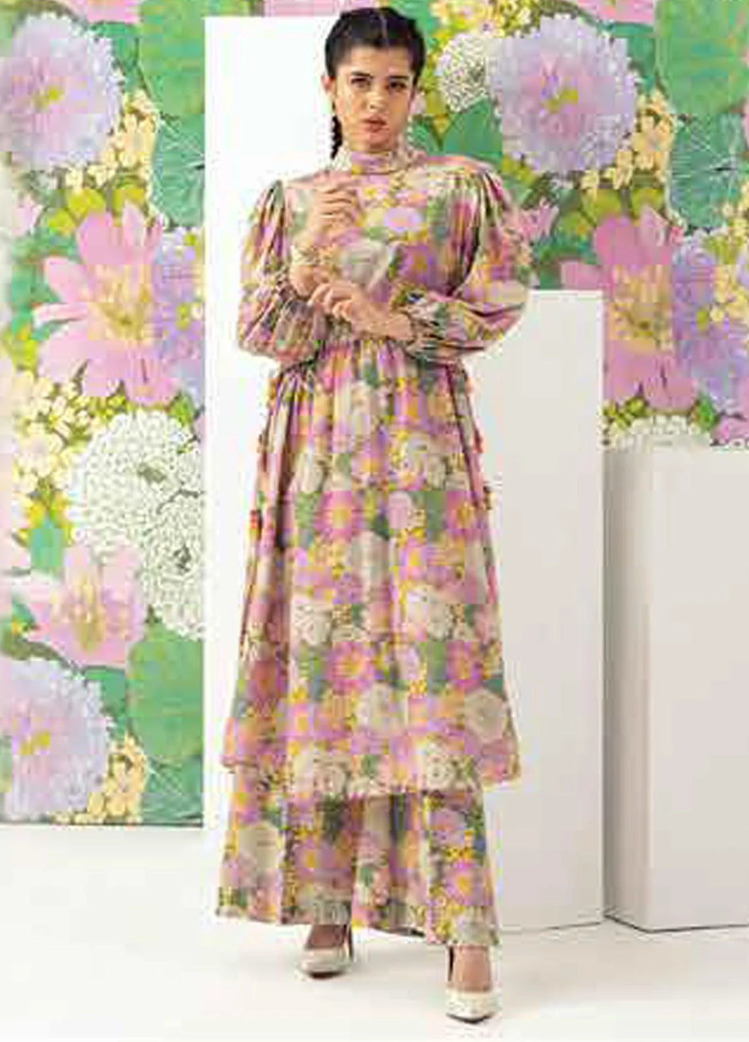 Maria B M Basics Embroidered Khaddar Suits Unstitched 2 PC MB-US23-204-B- Winter Collection